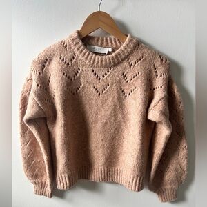 ASTR the label puff sleeve sweater